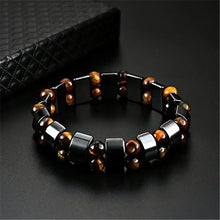 Magnetic Tiger Eye beaded refresh bracelet for everyday accessorizing, energy-inspired fashion, and wellness wear.