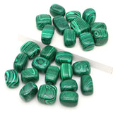 Malachite Turquoise Tumbled Healing Stones for meditation, crafts, and crystal healing.