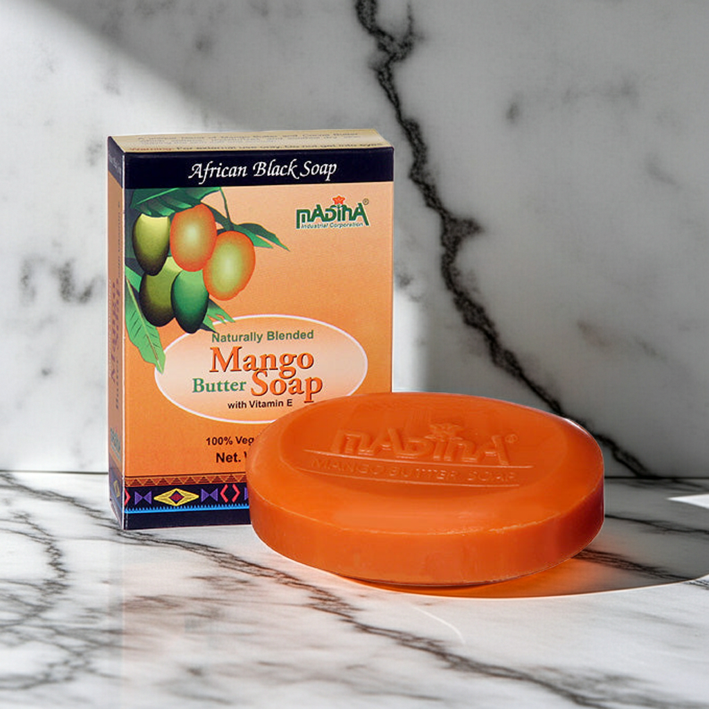 Mango Butter Moisturizing Soap Bar cleansing soap bar for bathing, moisturizing skincare, and daily use.