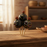 Maracas shaker, black