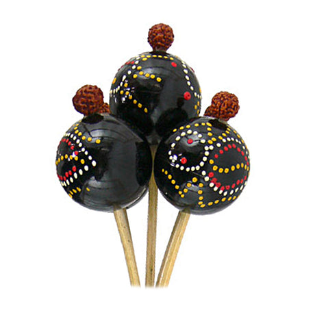 Maracas shaker, black