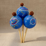 Maracas shaker, blue