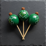 Maracas shaker, green