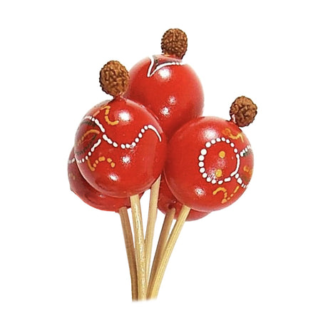 Maracas shaker, red