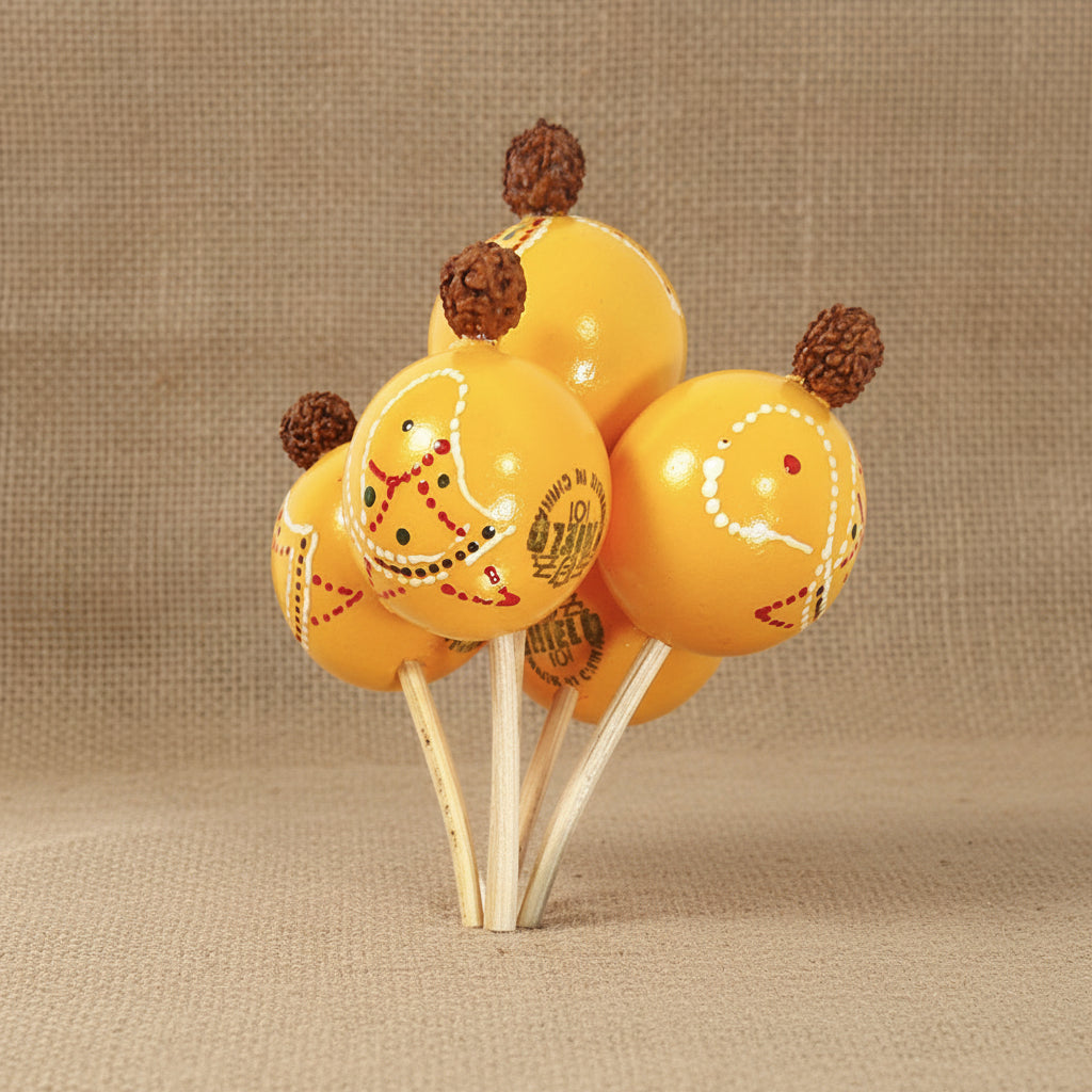 Maracas shaker, yellow