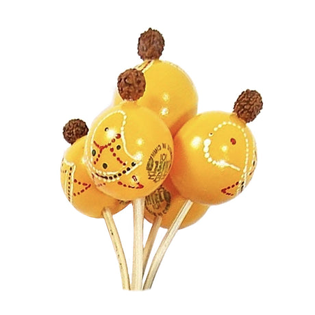 Maracas shaker, yellow