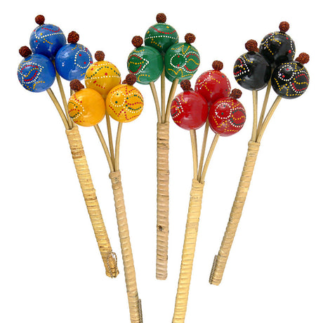 Maracas shakers set of five colors