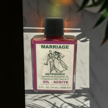 Marriage Wish Oil bottle for wedding intention setting, romantic attraction, and ceremonial use.