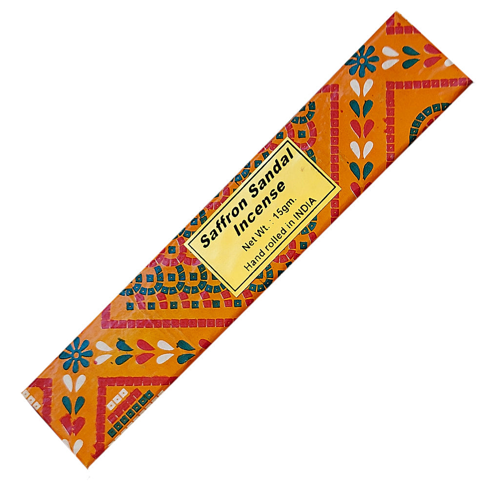 Masala Saffron Sandal Incense Sticks - 15gm box