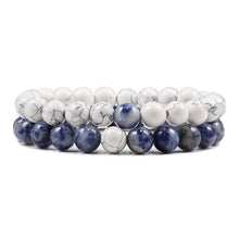 Couples Distance Beaded Bracelets matching pair for relationship gifts, staying connected, and daily accessorizing.