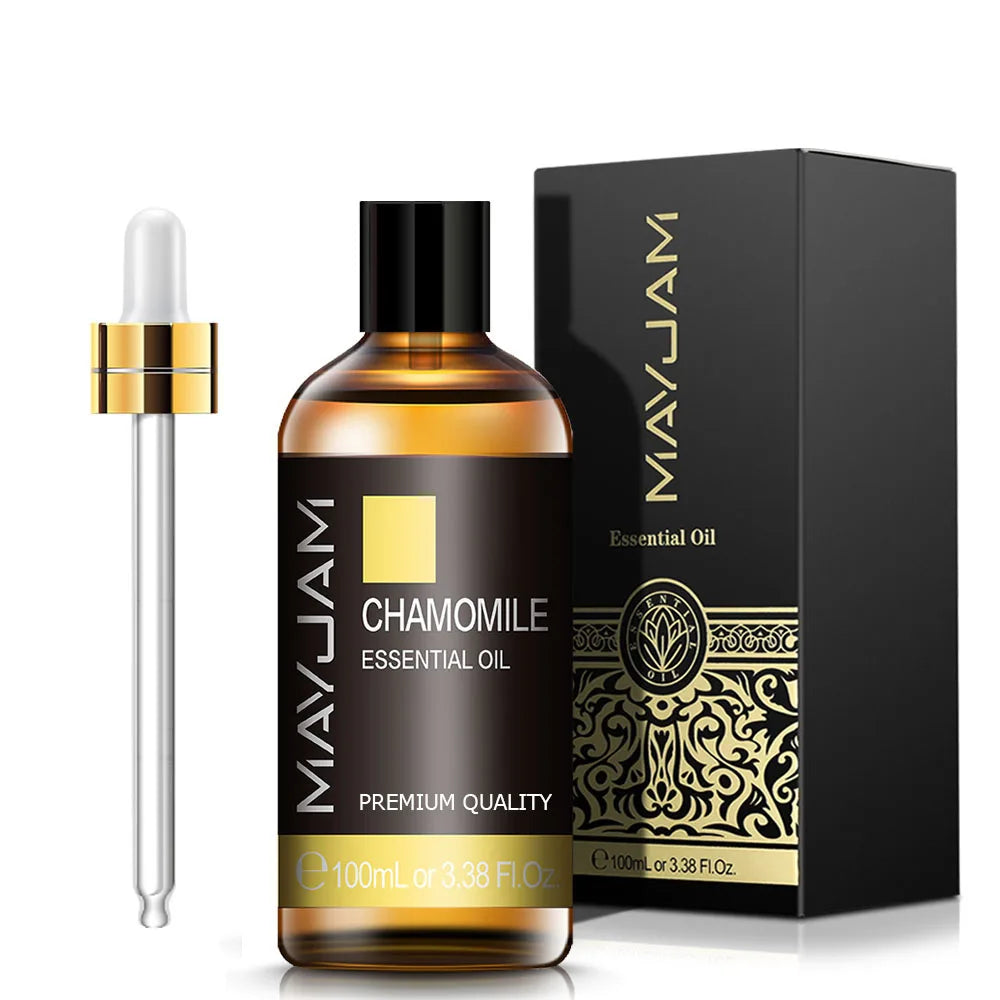 MAYJAM 100ml essential fragrance oil bottle for aromatherapy, room freshening, and craft applications.