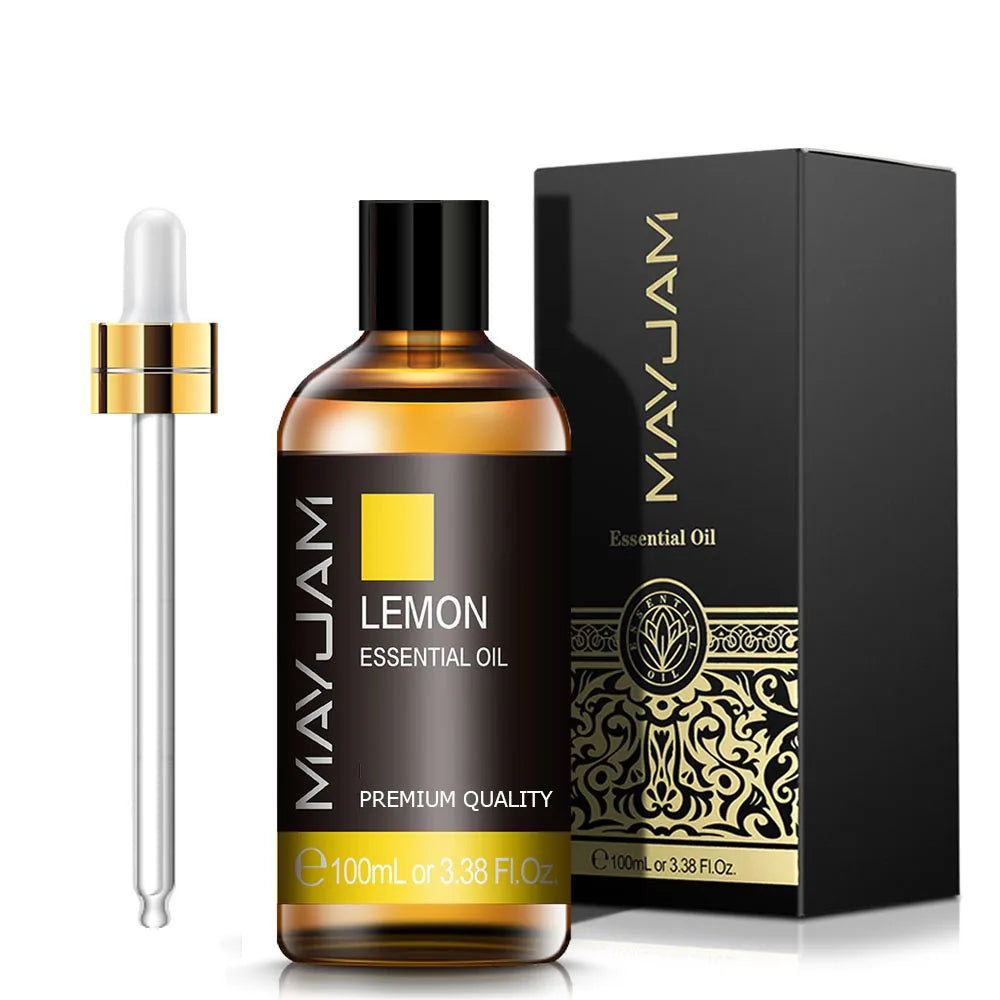 MAYJAM 100ml essential oil bottle for air freshening, aromatherapy practice, and indoor fragrance.