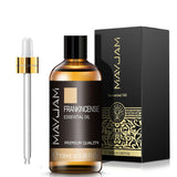 MAYJAM 100ml essential oil bottle for home fragrance, relaxation routines, and calming aroma use.