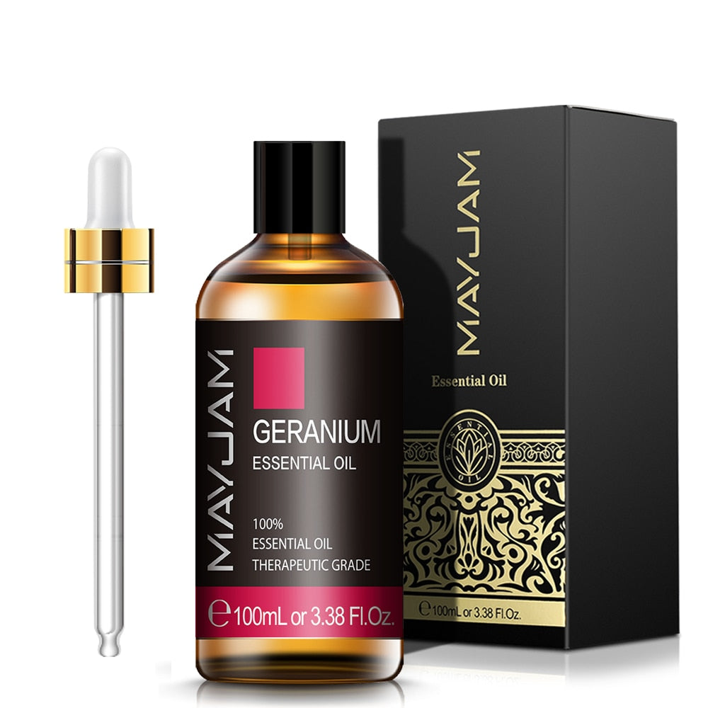 MAYJAM pure aromatherapy oil bottle for diffusers, home fragrance, and stress-relief routines.