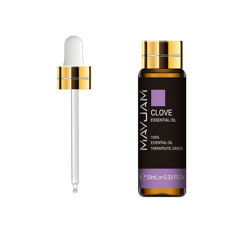 MAYJAM 10ML lavender vanilla myrrh scented oil bottle for fragrance diffusion, home ambiance, and aromatherapy use.