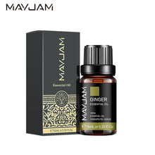 MAYJAM aroma oils 10 scents bottle set for home fragrance, DIY crafts, and aromatherapy diffuser sessions.