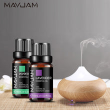 MAYJAM aromatherapy essential oils bottle set for diffuser blends, relaxation, and home scenting.