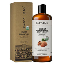 MAYJAM Carrier Oil for Skin, Face and Hair organic coconut oil for face, skin, and daily hair care and hydration.