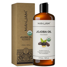 MAYJAM Carrier Oil for Skin, Face and Hair sweet almond, argan, sunflower, and coconut oil blend for moisturizing skin and hair.