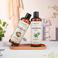 MAYJAM 473ml Cold-Pressed Carrier Oil castor oil bottle for hair, body, and face moisturizing.