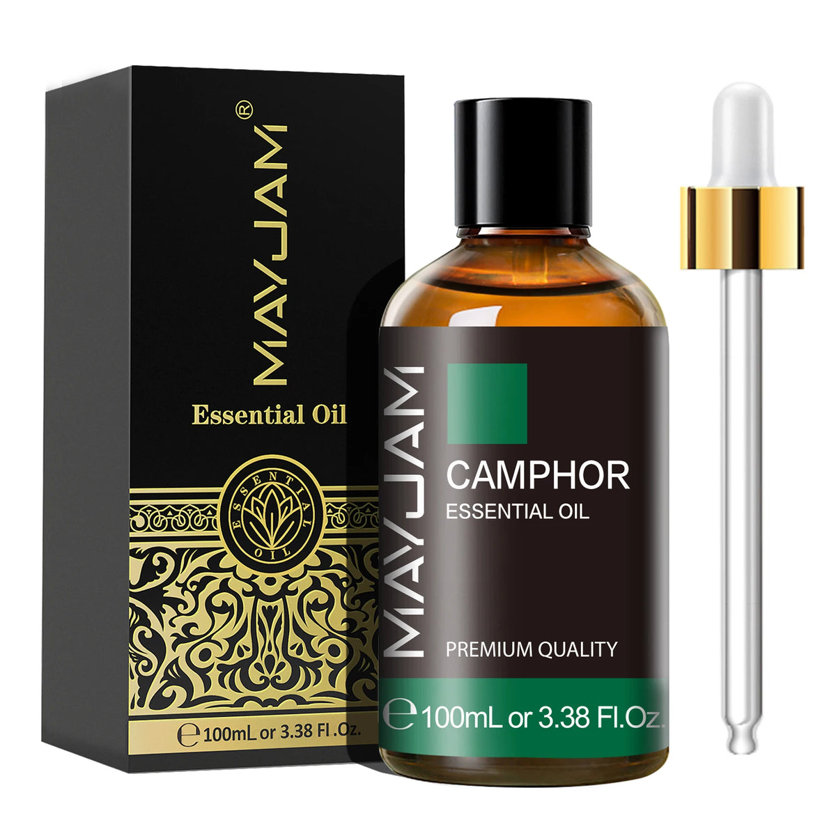 MAYJAM dropper bottle essential oil for aroma blending, massage preparation, and diffuser use.