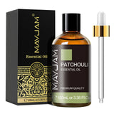 MAYJAM essential oil bottle for wellness routines, relaxation, and diffuser aroma applications.