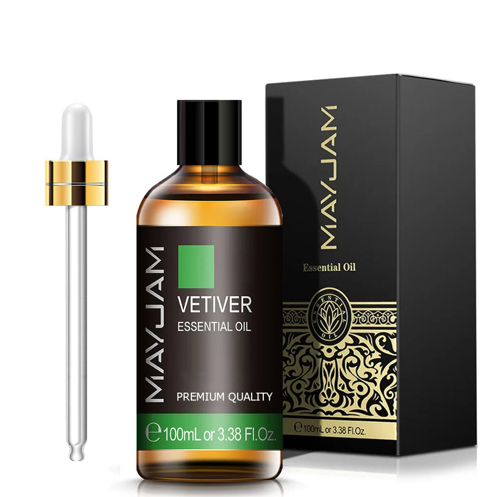 MAYJAM 100ml essential oil bottle for aromatherapy, DIY recipes, and handmade scented products.