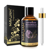 MAYJAM essential oil bottle with dropper for self-care rituals, aromatherapy use, and calming daily routines.