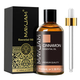 MAYJAM essential oil bottle with dropper for home diffuser use, air freshening, and aromatherapy practice.