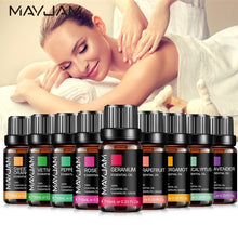 MAYJAM Essential Oils Set mini bottles for aromatherapy diffuser use, gift giving, and DIY beauty projects.
