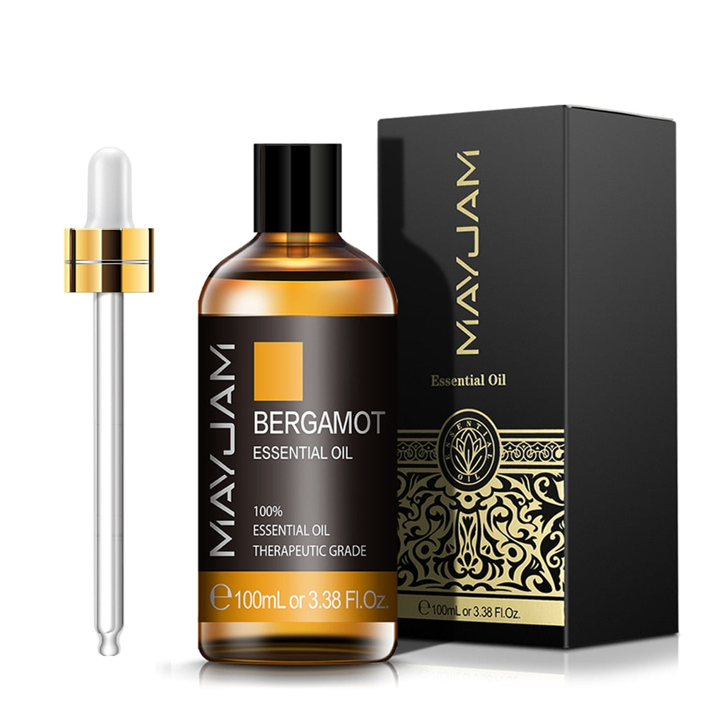 MAYJAM large 100ml essential oil blend bottle for aroma therapy, diffuser blends, and self-care routines.