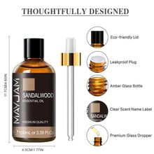MAYJAM pure aroma essential oil bottle for diffusing, relaxing environments, and personal care use.