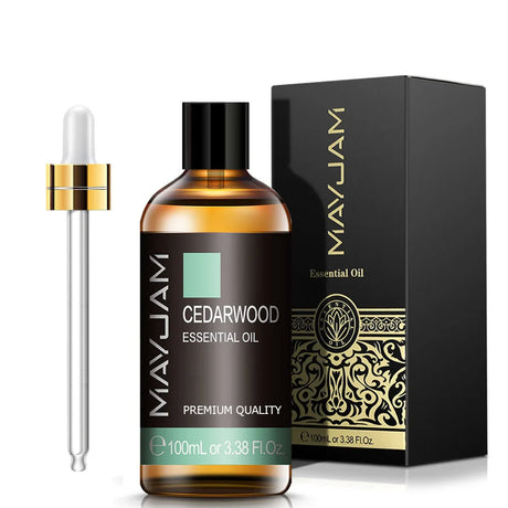 MAYJAM 100ml pure aroma oil bottle for home fragrance, diffuser sessions, and relaxing indoor use.