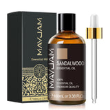 MAYJAM pure aroma oil bottle with dropper for aromatherapy routines, scented crafts, and home fragrance use.