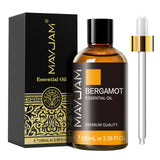 MAYJAM pure essential oil bottle for fragrance blending, relaxation routines, and diffuser sessions.