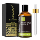 MAYJAM pure essential oil bottle for home spa routines, diffuser fragrance, and relaxation rituals.