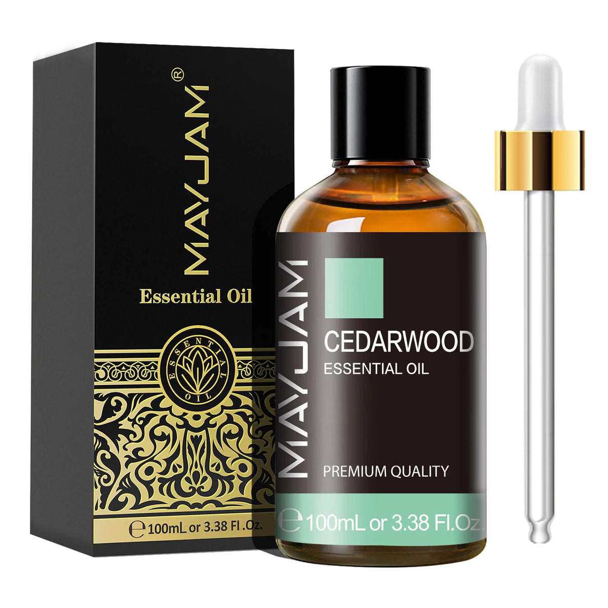 MAYJAM pure essential oil bottle for humidifier fragrance, aromatherapy sessions, and home scent use.