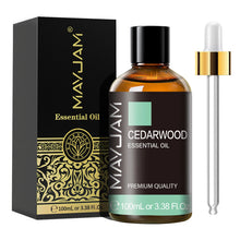MAYJAM pure essential oil bottle for humidifier fragrance, aromatherapy sessions, and home scent use.