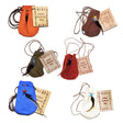 Medicine Dream Bag combo pack, assorted colors, for dreamwork, protection charms, and ritual pouch use.