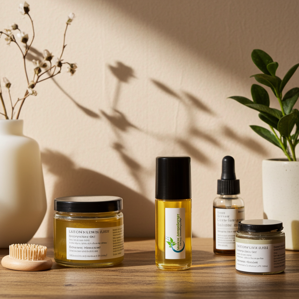 Meditation Body Oil — lavender and botanical herbal fragrance oil for stress relief, calming rituals, and skin nourishing.