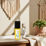 Meditation Body Oil bottle for relaxation massage, calming aromatherapy, and daily self-care.