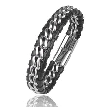 Men’s bracelet jewelry with gold-plated magnetic clasp for modern fashion, relaxed wear, and layered accessories.