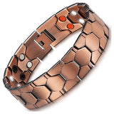 Men’s Magnetic Detox & Pain Relief Bracelet metal wrist bracelet for detox support, daily wear, and pain relief use.