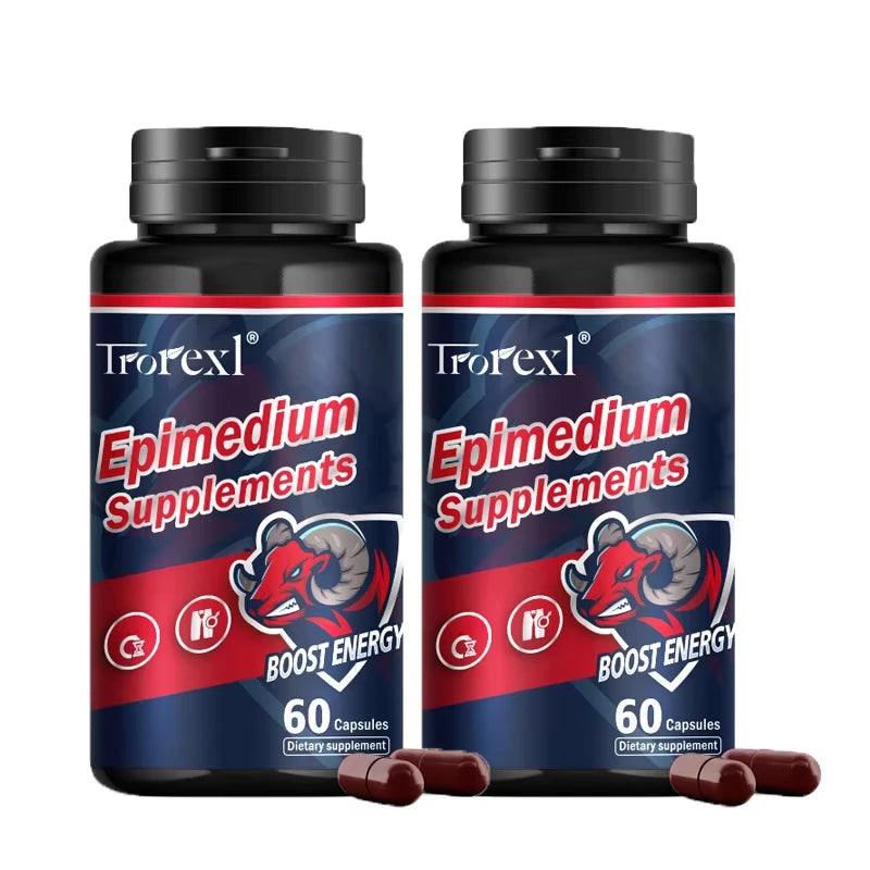 Herb Epimedium Capsules for Men herbal capsules in bottle form for men’s supplement use, wellness support, and everyday nutrition.