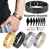 Men’s Magnetic Detox & Pain Relief Bracelet link bracelet for wrist support, daily wear, and pain relief use.