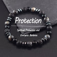 Men’s magnetic link bracelet in carbon steel for casual wear, modern style, and everyday accessory use.