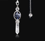 Merkaba Natural Stone Dowsing Crystal Pendulum for dowsing, divination, and energy work.