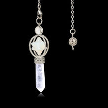 Merkaba Natural Stone Dowsing Crystal Pendulum for dowsing, divination, and energy work.