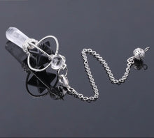 Merkaba Natural Stone Dowsing Crystal Pendulum for dowsing, divination, and energy work.