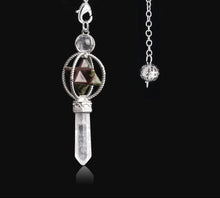 Merkaba Natural Stone Dowsing Crystal Pendulum for dowsing, divination, and energy work.